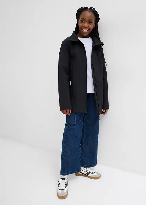 Waterafstotende softshell parka met afneembare capuchon, bonprix