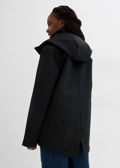 Waterafstotende softshell parka met afneembare capuchon, bonprix