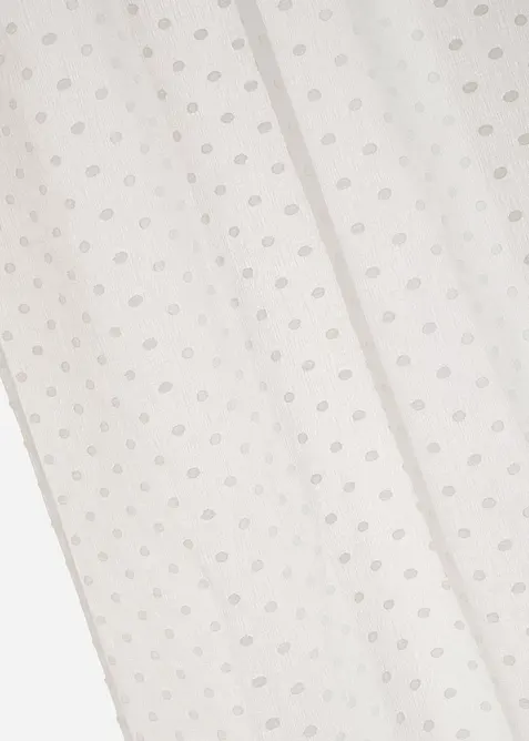Gordijn met stippen van jaquard (1 stuk), bonprix