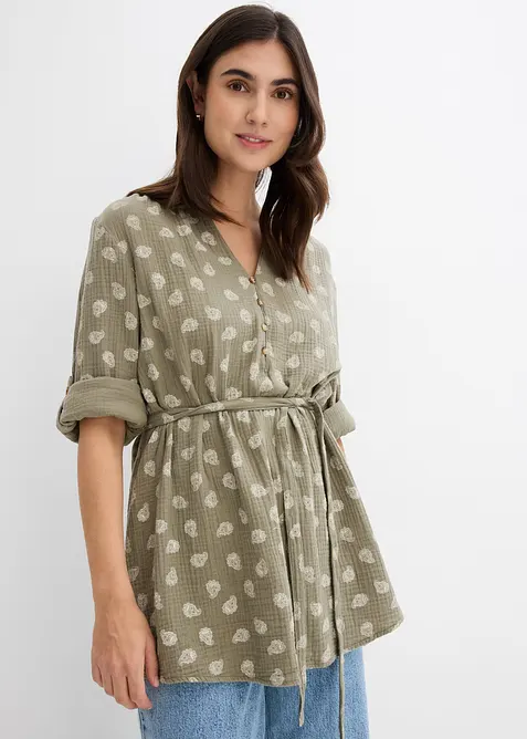 Zwangerschapsblouse van mousseline, bonprix