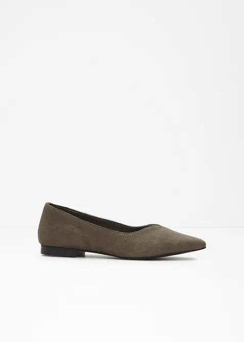 Ballerina's van leer, bonprix