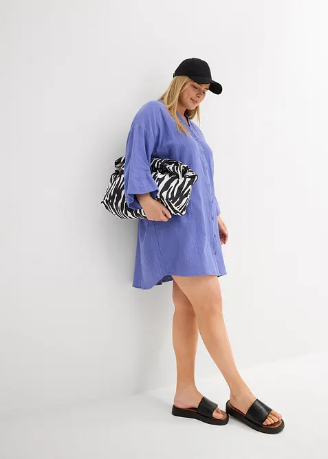 Overhemdjurk van mousseline, bonprix