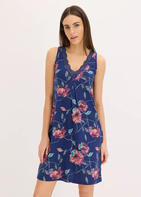 Nachtjapon met viscose, bonprix