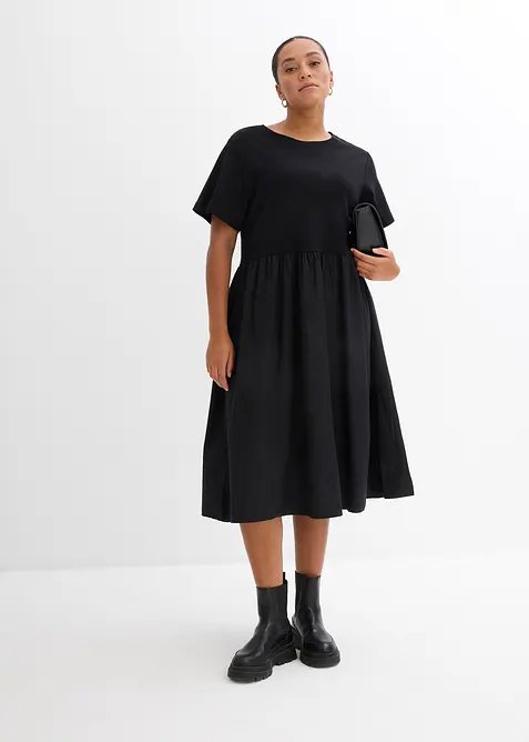 Midi-jurk van puur katoen, bonprix