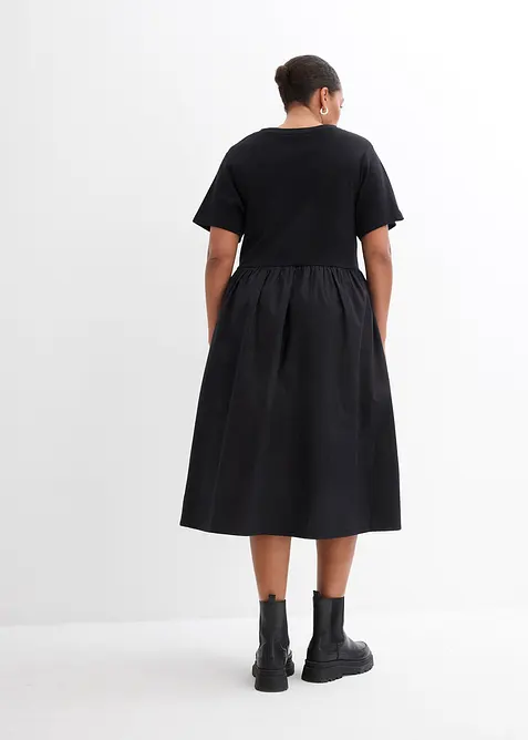 Midi-jurk van puur katoen, bonprix