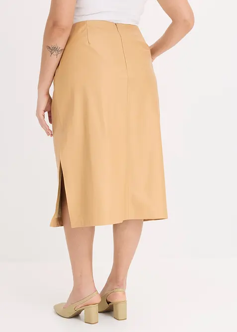 Imitatieleren rok, bonprix