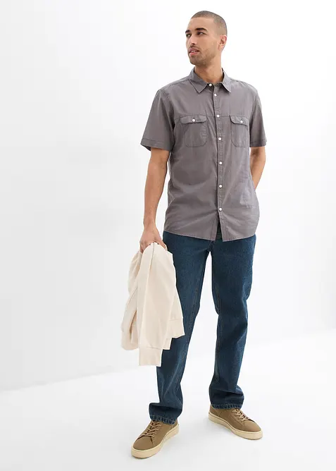 Licht overhemd met korte mouwen, bonprix