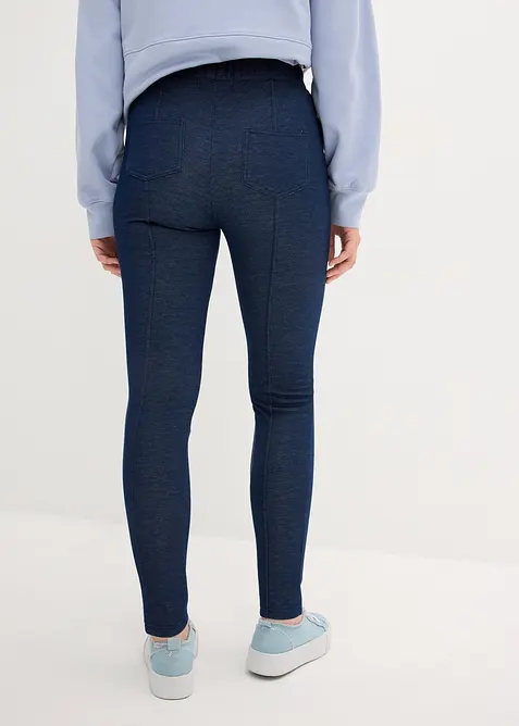 Zachte thermo legging in denim look, bonprix