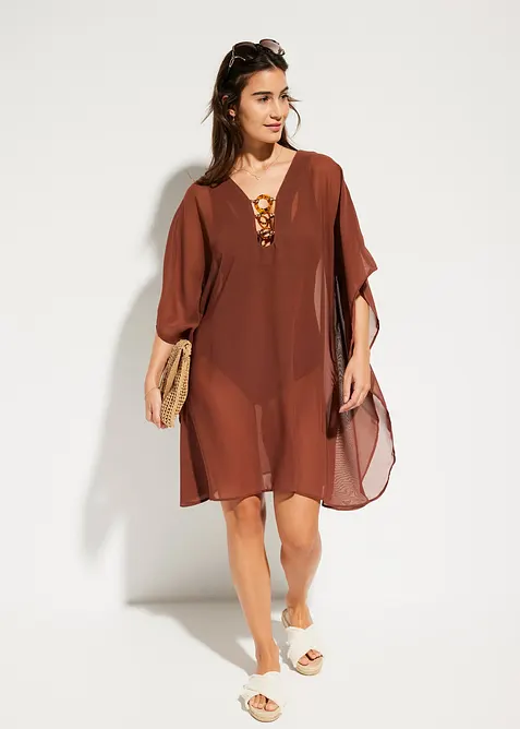 Strandtuniek van chiffon, bonprix