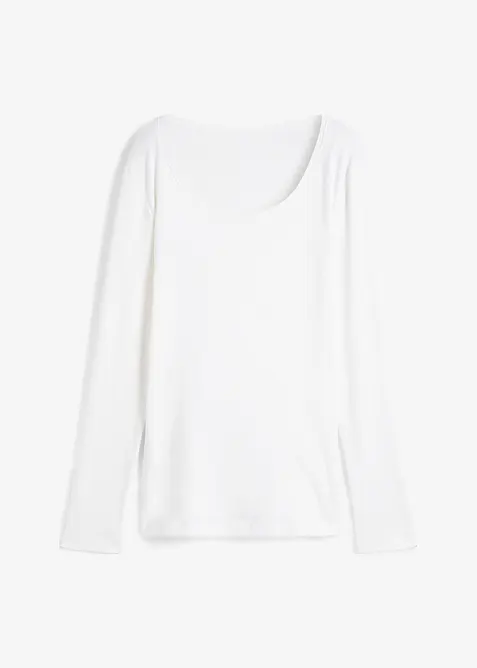 Katoenen longsleeve met ronde hals, bonprix