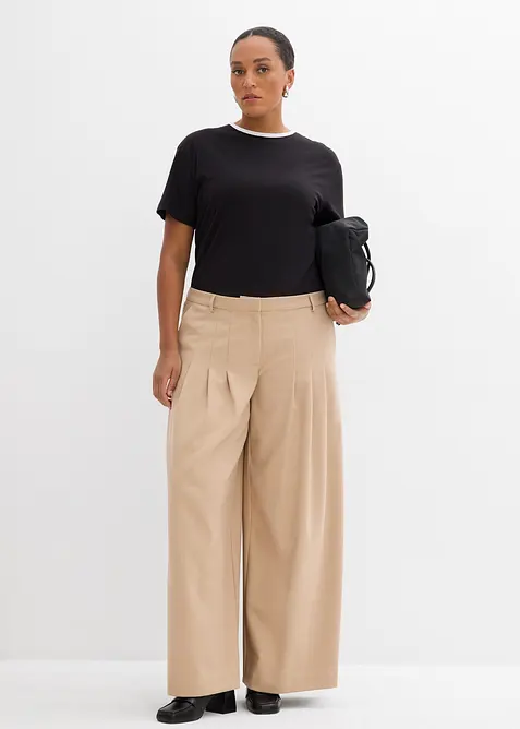 T-shirt met contrasterend detail, bonprix