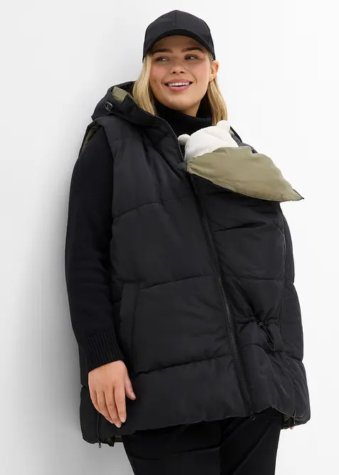 3-in-1 waterafstotende zwangerschapsbodywarmer met inzetstuk, bonprix