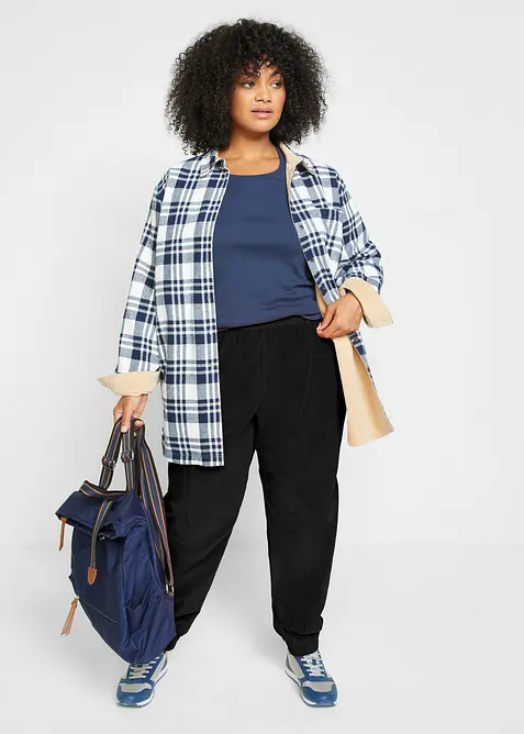 Comfortabele corduroy broek van katoenmix, bonprix