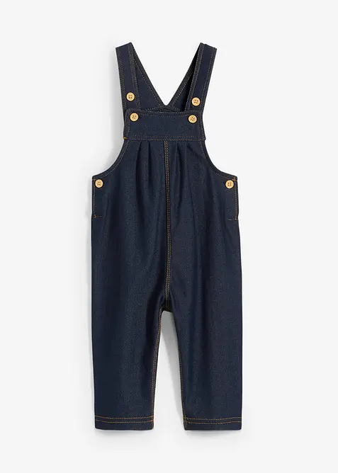 Baby sweat tuinbroek van een katoenmix met houten knopen, bonprix