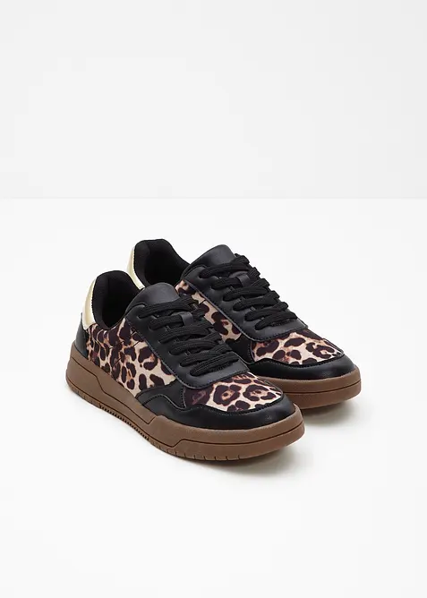 Sneakers met animal print, bonprix