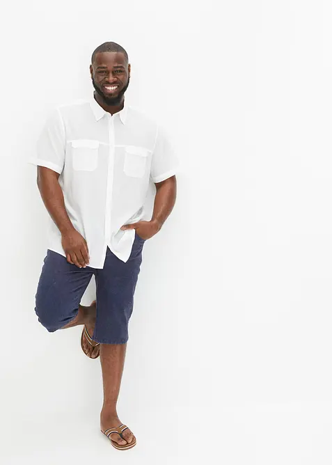 Licht overhemd met korte mouwen, bonprix