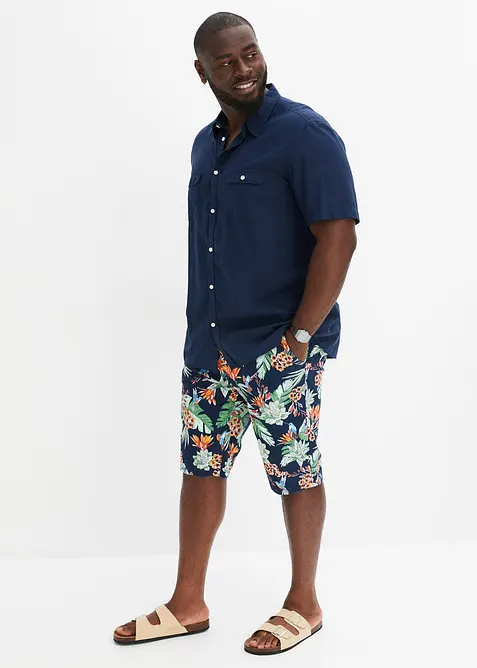 Licht overhemd met korte mouwen, bonprix