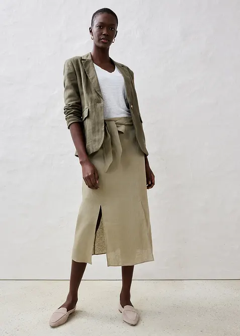 Linnen blazer, bonprix