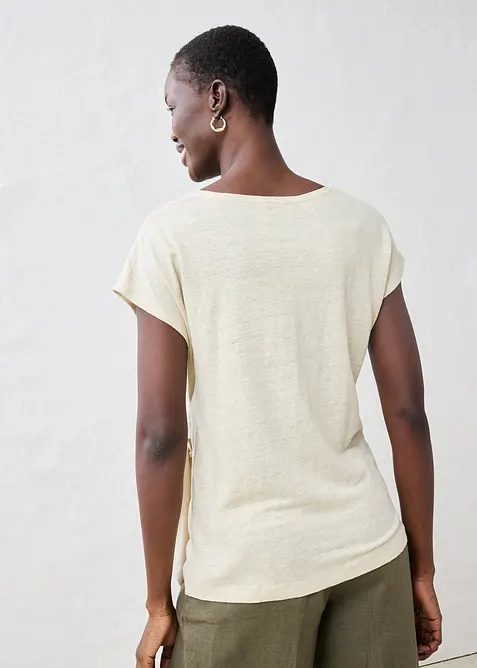 Wikkelshirt van puur linnen, bonprix