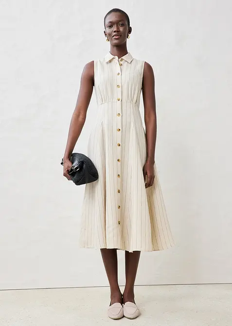 Overhemdjurk van puur linnen, bonprix