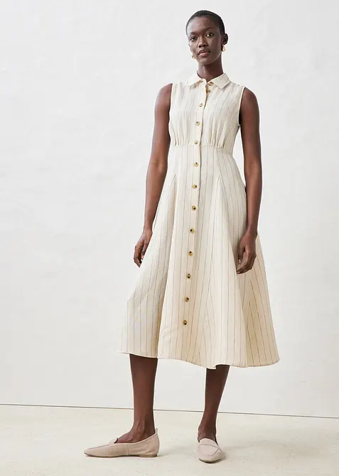 Overhemdjurk van puur linnen, bonprix