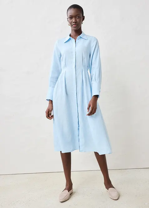 Overhemdjurk van linnen, bonprix