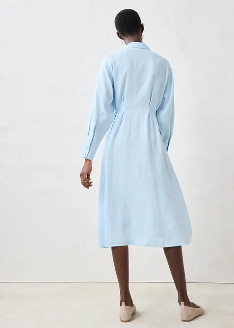 Overhemdjurk van linnen, bonprix