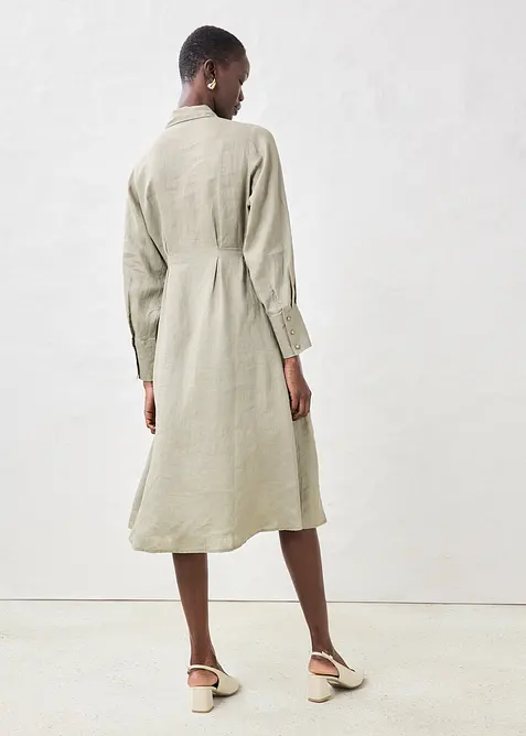 Overhemdjurk van linnen, bonprix