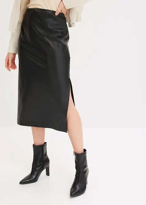 Imitatieleren rok, bonprix