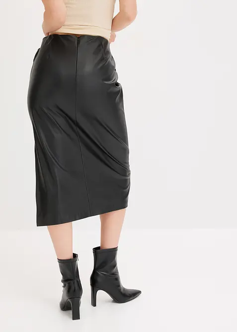 Imitatieleren rok, bonprix