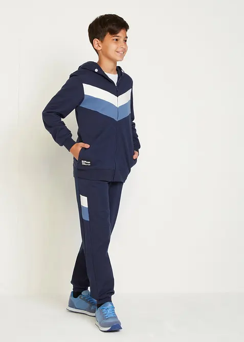 Trainingspak van biologisch katoen (2-dlg. set), bonprix