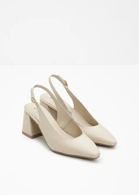 Leren pumps, bonprix