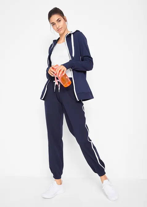 Stretch sweatvest met katoen, bonprix