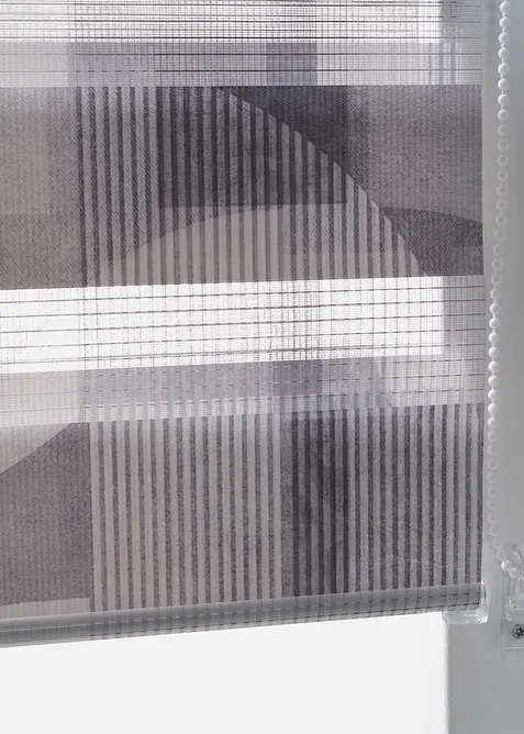 Duo rolgordijn met grafische print, bonprix