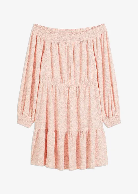 Carmen jurk met all-over print, bonprix