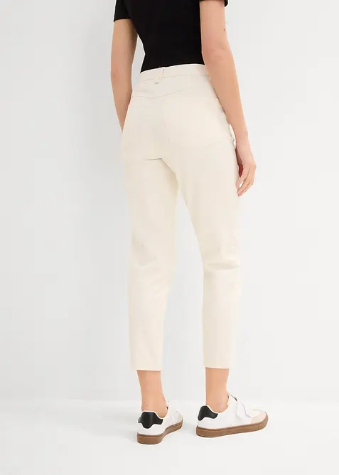 Mom jeans, high waist, low stretch cropped, bonprix