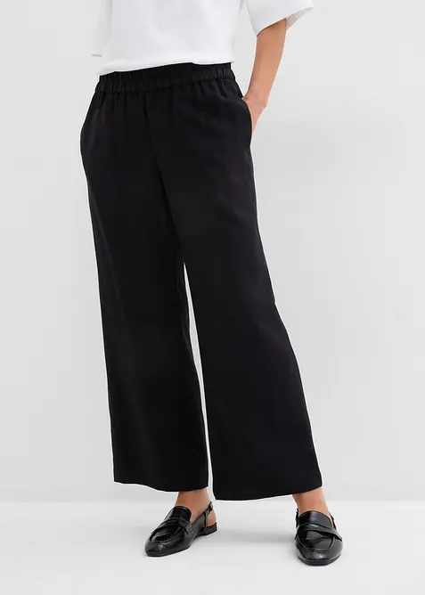 Culotte in een zachte viscosemix, bonprix