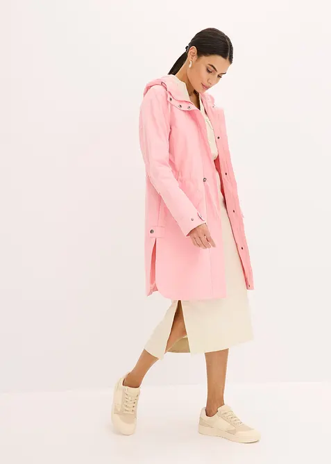 Lange parka met capuchon, bonprix