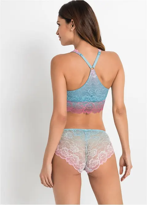 Bralette met fijn kant in kleurverloop, bonprix
