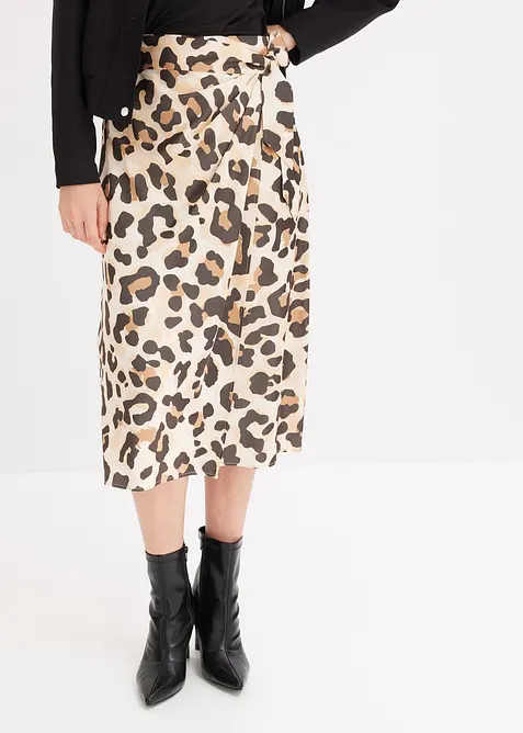 Wikkelrok in een mooie viscosemix, bonprix