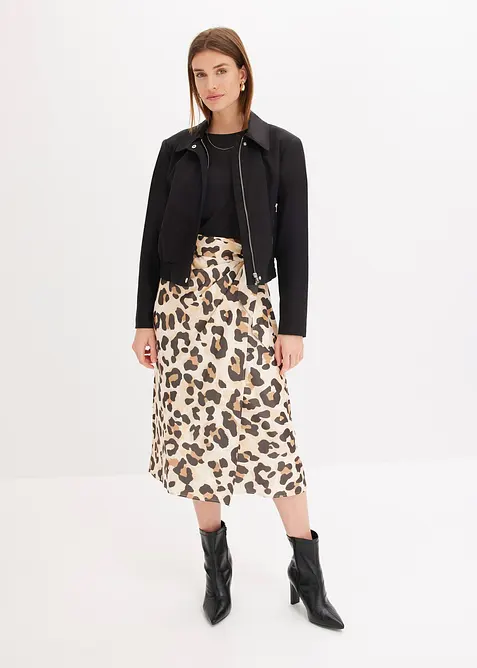 Wikkelrok in een mooie viscosemix, bonprix