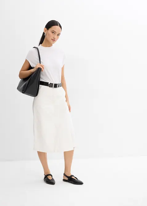 Broekrok van elastische katoenmix, bonprix