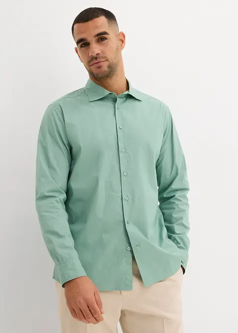 Business overhemd van katoen, regular fit, bonprix