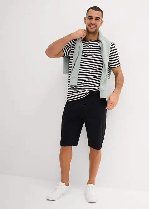 Lichte shirt bermuda (set van 2), bonprix