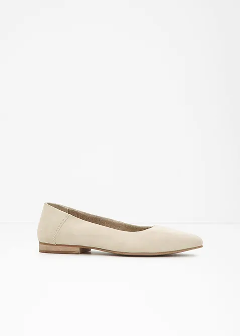 Leren ballerina's, bonprix
