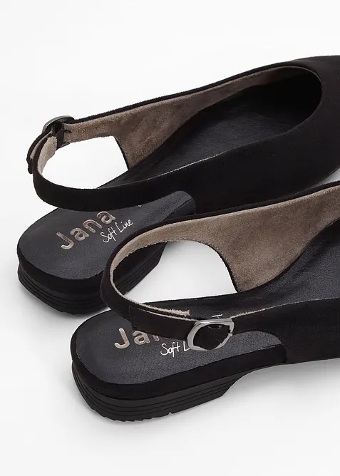 Jana slingback ballerina's in comfortabele wijdte, Jana