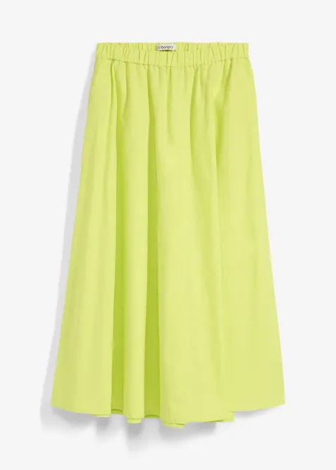 Midirok van een soepele linnenmix, bonprix