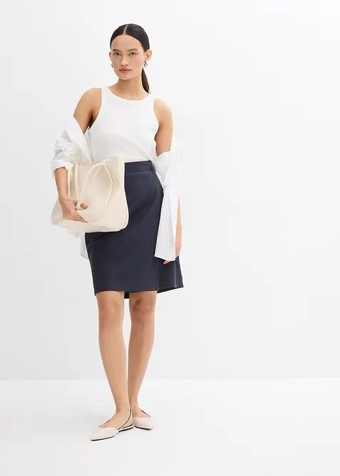 Minirok van twill, bonprix