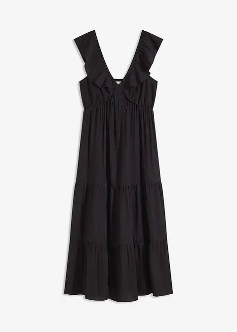 Jurk van een fijne viscosemix, bonprix