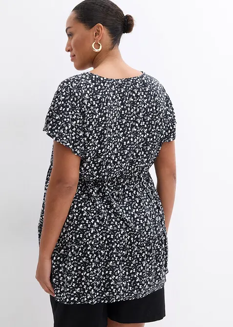 2-in-1 zwangerschaps- en borstvoedingsblouse van vloeiende viscose, bonprix